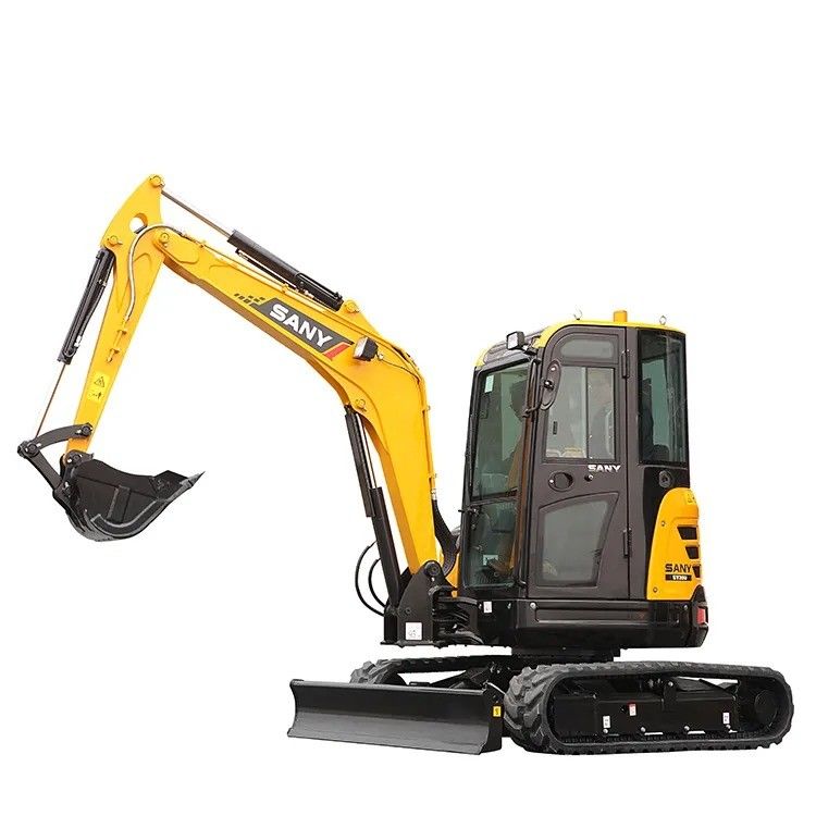Excavadora Sany 35u 4855mm Altura máxima de escavação e peso operacional de 5,8 toneladas