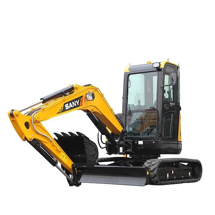 Excavadora Sany 35u 4855mm Altura máxima de escavação e peso operacional de 5,8 toneladas