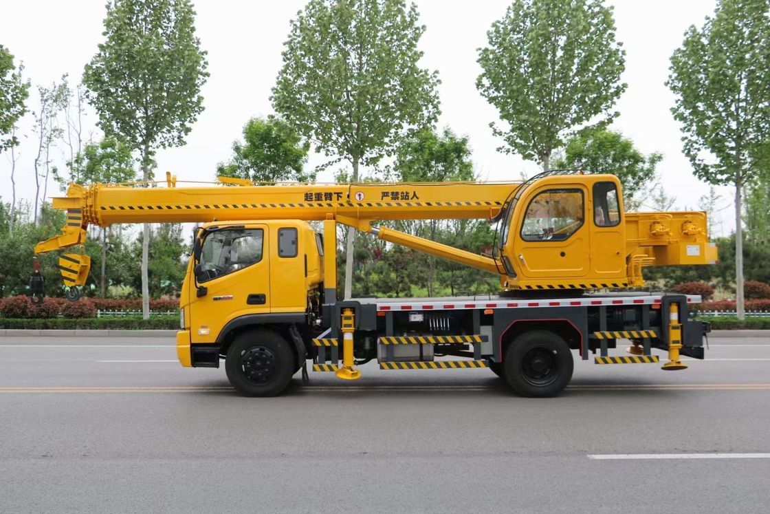 Potência de cavalo 160HP Amarelo 12-15 toneladas guindaste Equipamento de elevação Caminhão Guindaste Caminhão de guindaste usado