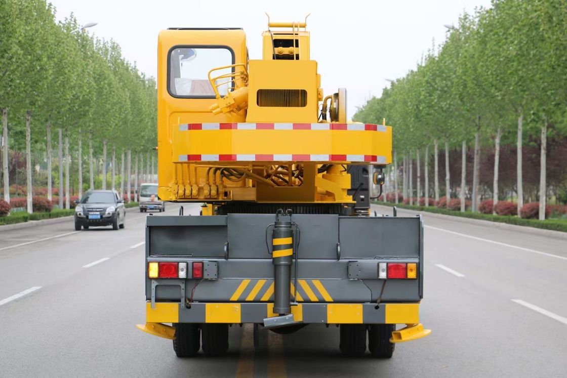 Potência de cavalo 160HP Amarelo 12-15 toneladas guindaste Equipamento de elevação Caminhão Guindaste Caminhão de guindaste usado