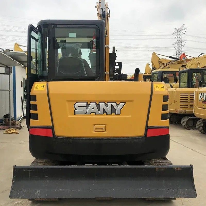 Sany Used Excavator SY55C Pro com motor original e 5780 kg de peso da máquina