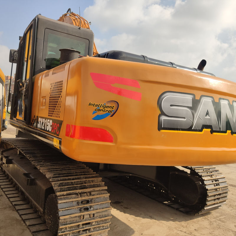 Máquinas usadas Sany 215C Excavator Digger com 21 toneladas de tonelagem e 21900 kg de peso