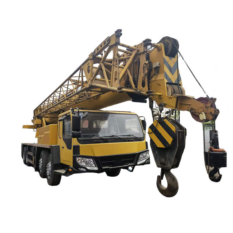 QY50KA 50t Cranes móveis de caminhões usados com motor em boas condições 11,4m-43,5m comprimento de barra