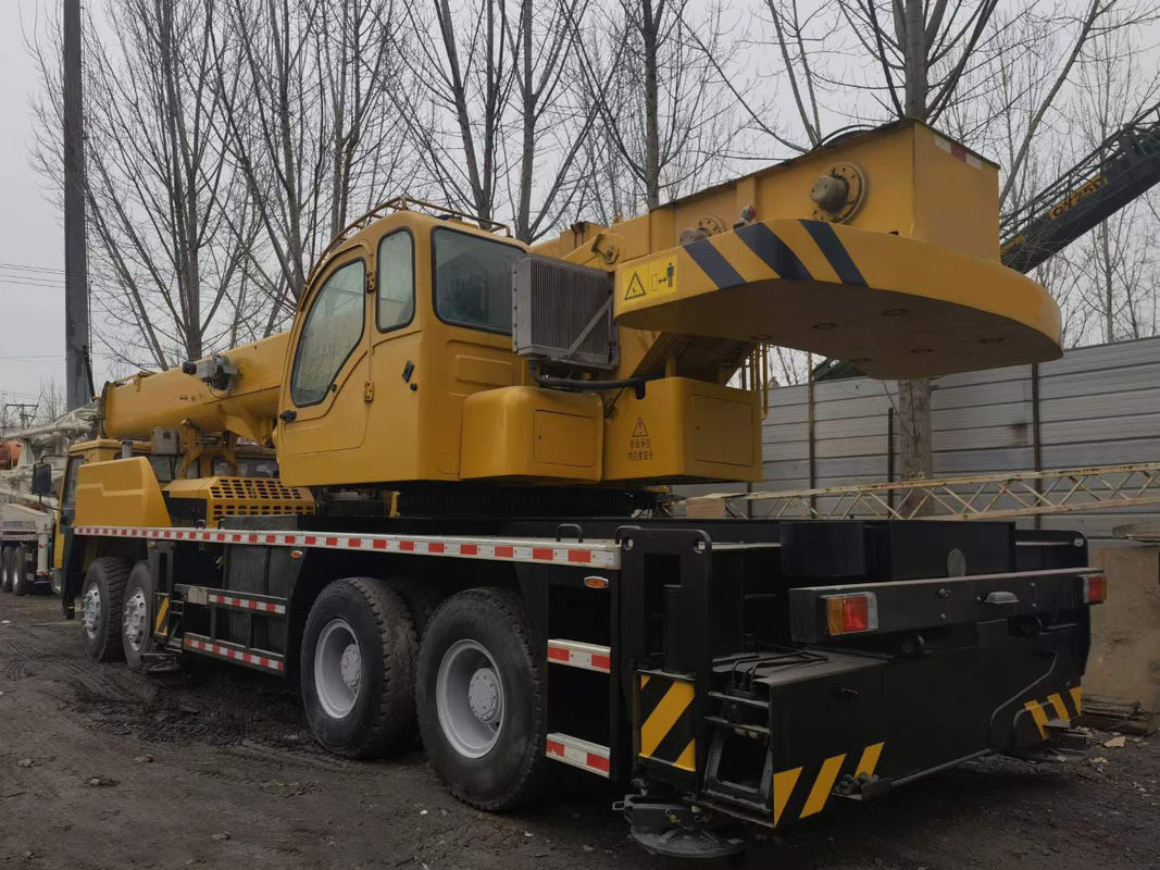 QY50KA 50t Cranes móveis de caminhões usados com motor em boas condições 11,4m-43,5m comprimento de barra