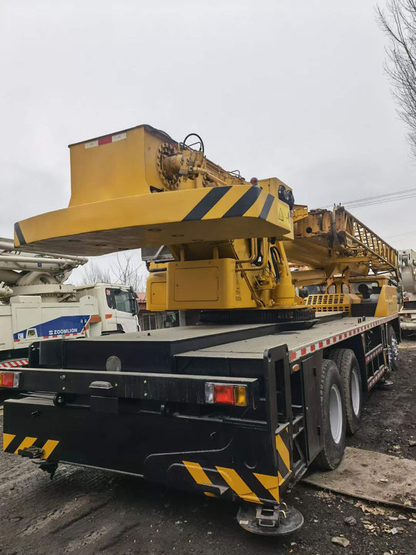 QY50KA 50t Cranes móveis de caminhões usados com motor em boas condições 11,4m-43,5m comprimento de barra