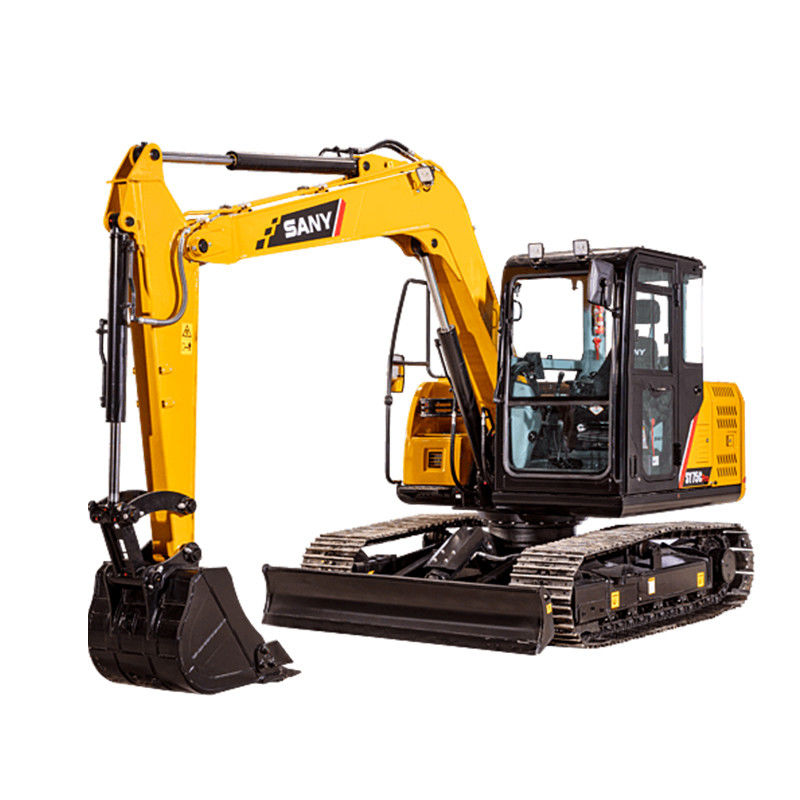 SANY 75C Sy75C Pro Excavadora de segunda mão Excavadora de rastreador Usada Pequena escavadora 7 toneladas