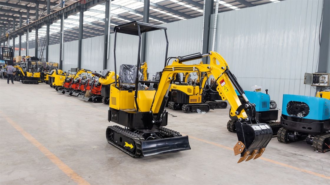 8.2 kW Motor Diesel 0,8-1 Ton Mini Escavação com profundidade máxima de escavação de 1650 mm