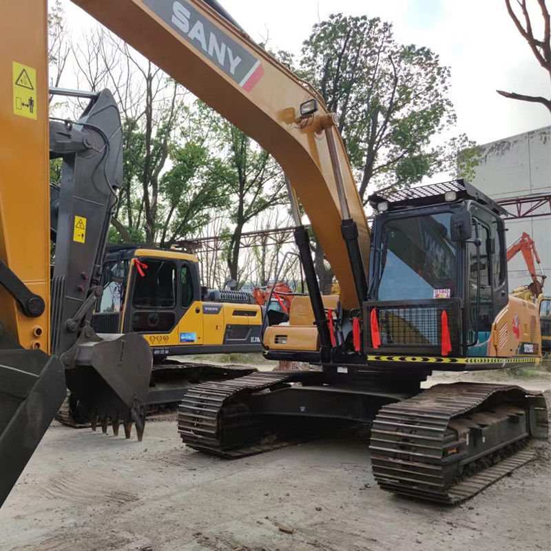 Excavadora de 21 toneladas Sany 215 com 2001-4000 horas de trabalho e outra bomba hidráulica