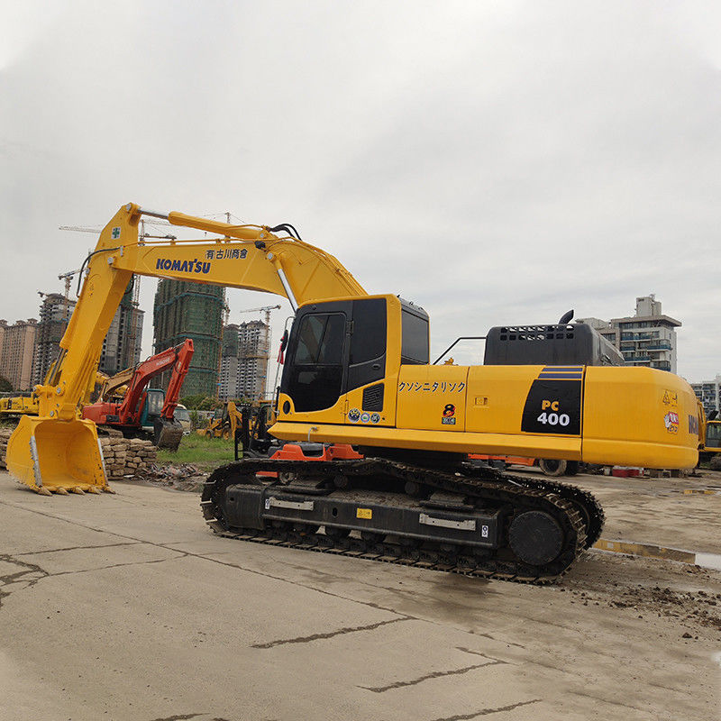 90% Komatsu PC400-8 Excavadora hidráulica Full Cab Altura 3285mm Original Japão