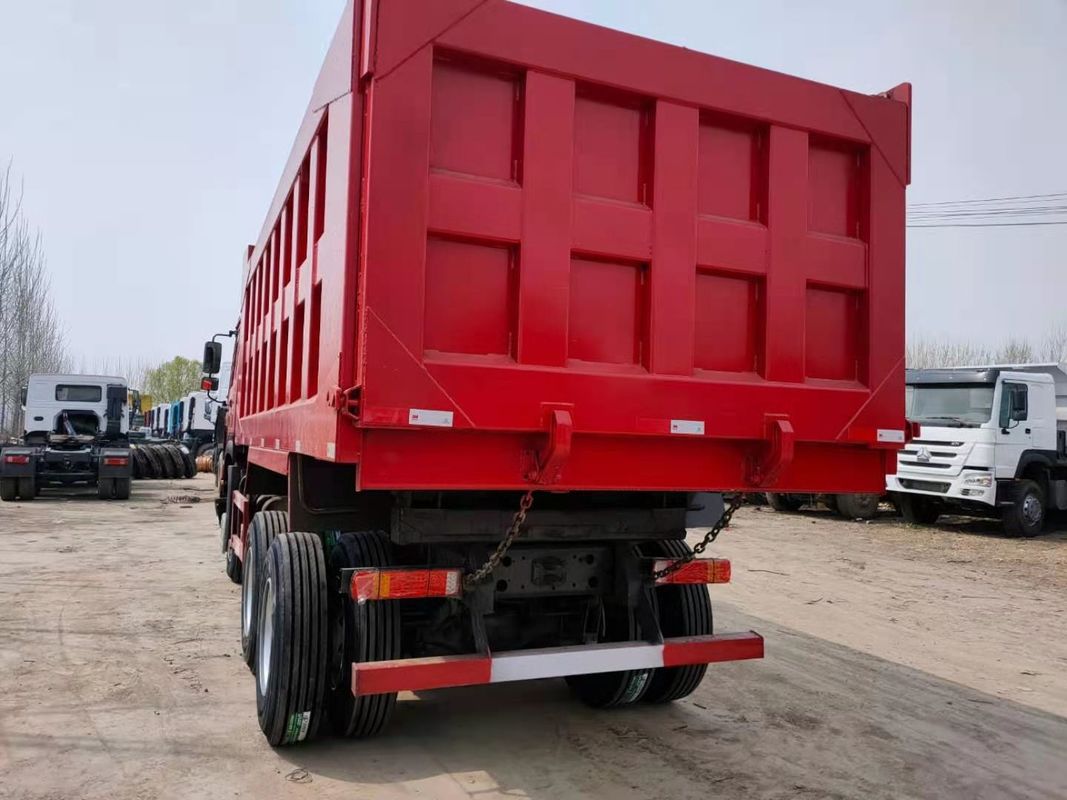 Sinotruk Howo Tipper Trucks 6x4 371hp 10 Wheeler Dump Truck com nenhum controle de velocidade