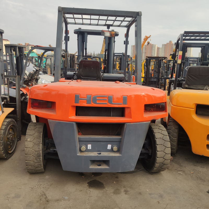 Forquilhinha de segunda mão de 5 toneladas com motor Heli Isuzu Capacidade de elevação nominal de 3 toneladas