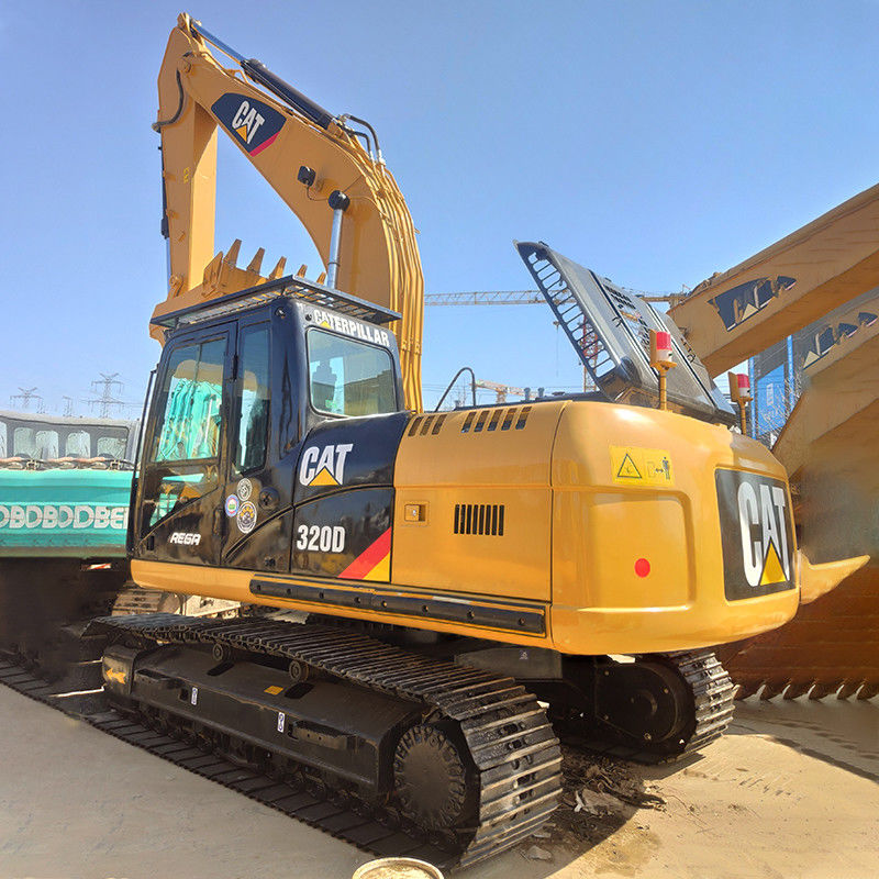 Excavadora usada CAT320 Excavadora crawler com outro cilindro hidráulico em bom estado