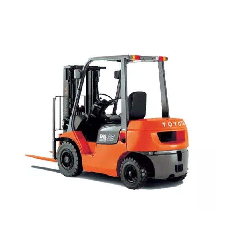 2WD 4WD 3 toneladas Toyota Usado em empilhadeira com 2 estágios de mastro e 24V empilhadeira de garfos giratórios