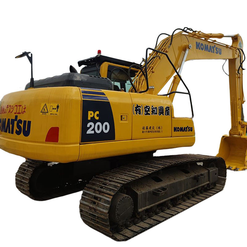 Hot Item em segunda mão Komatsu PC200 Excavator com 3.1/4.2/5.5km/h velocidade de marcha