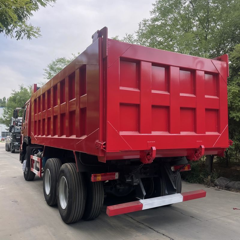 Sinotruck acessível 6x4 371hp 30tons Howo Tipper Dump Truck para ABS Nenhum cilindros 6