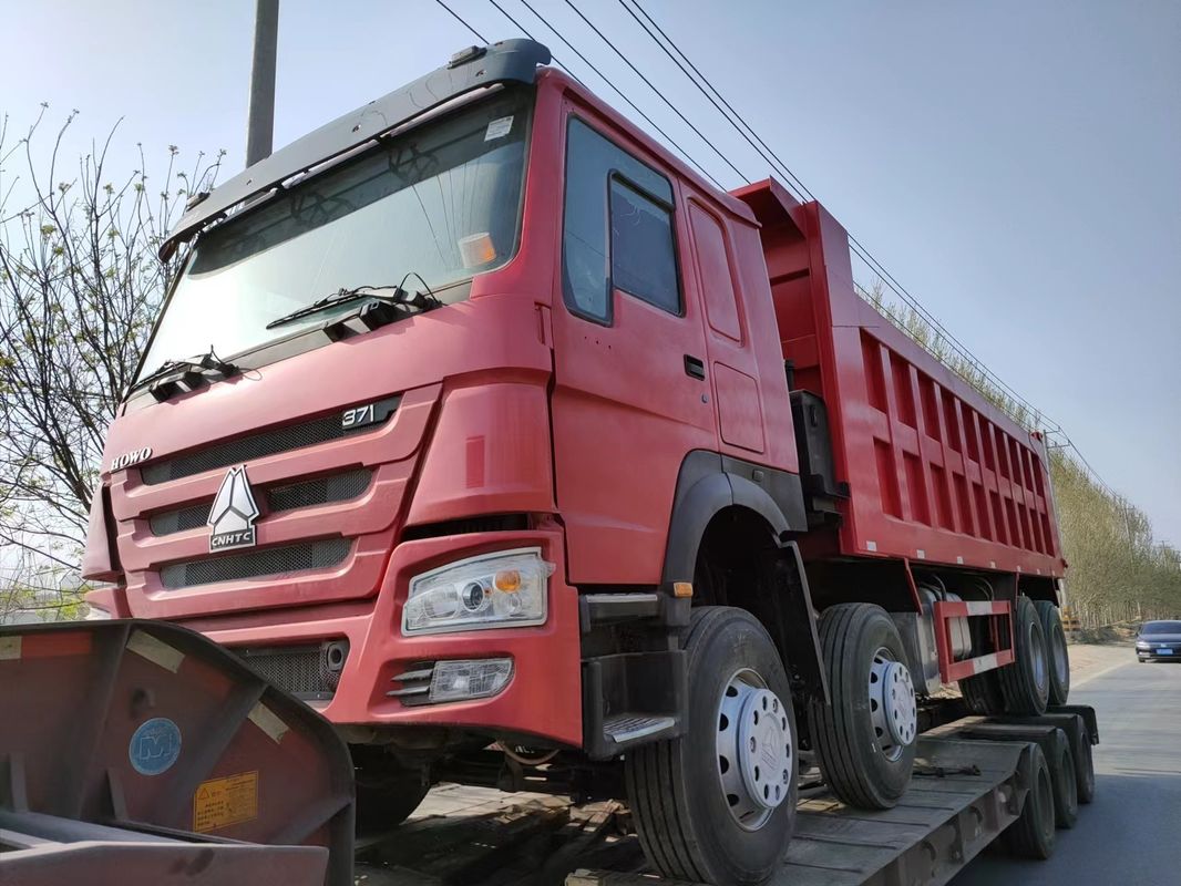 Janela manual SINO TRUCK 12 Wheeler LHD 50tons Usado 8x4 Usado HOWO