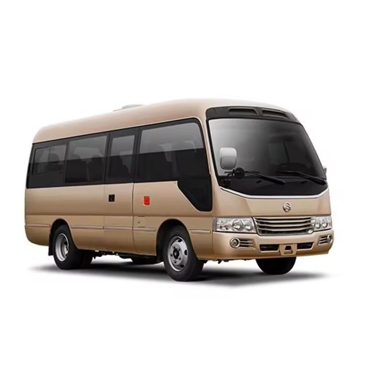 19-30 assentos Direção esquerda Toyota Coaster Bus com Euro 3 emissões padrão e usado
