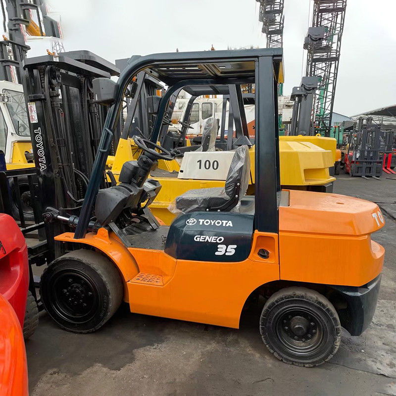 Fácil de manobrar 3.5 toneladas 3m 4.5m 6m diesel empilhadeira para escadas de cima Cliente exigido
