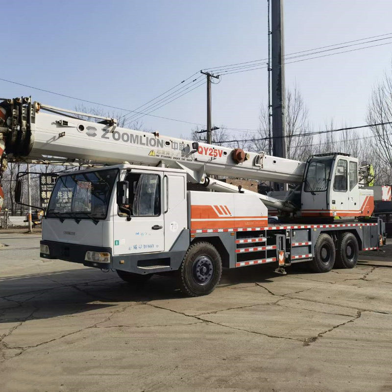 25-50 toneladas All Terrain Cranes 6x4 Máquinas usadas Cranes de caminhões móveis válvula hidráulica