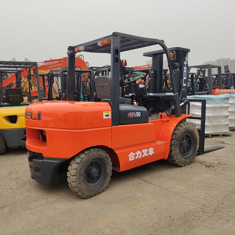 Depois do serviço 5 toneladas Heli 40ft Container Lifting Forklift para operação de contêineres