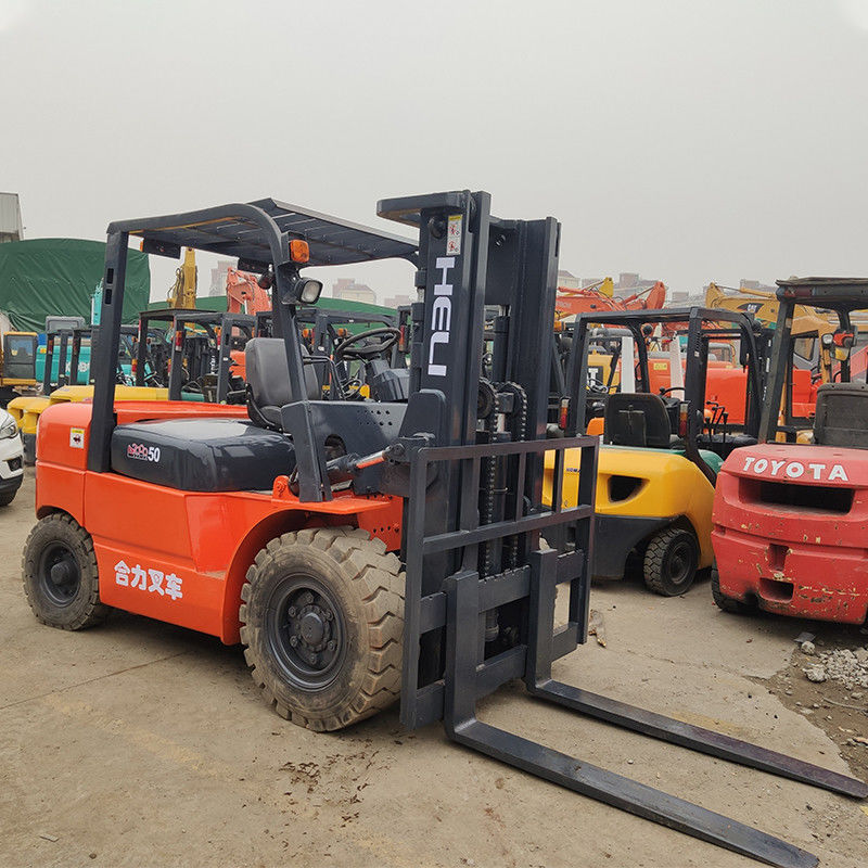 Depois do serviço 5 toneladas Heli 40ft Container Lifting Forklift para operação de contêineres