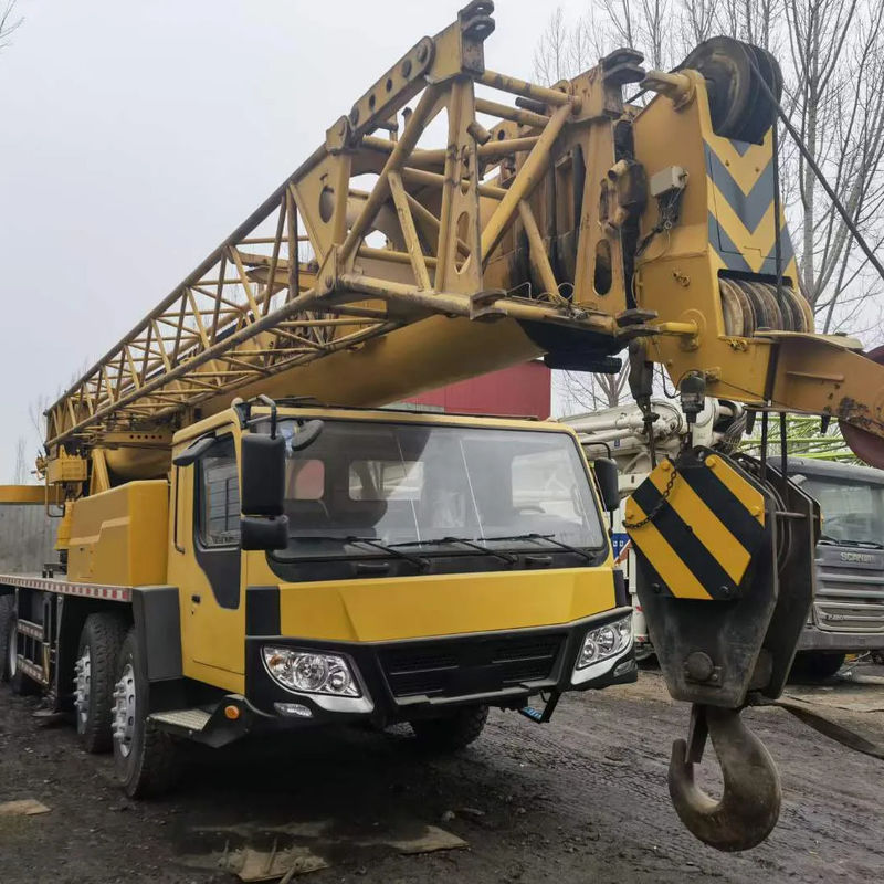 Cranes de caminhão de segunda mão de 50 toneladas com peças válvula hidráulica e bomba de marcas