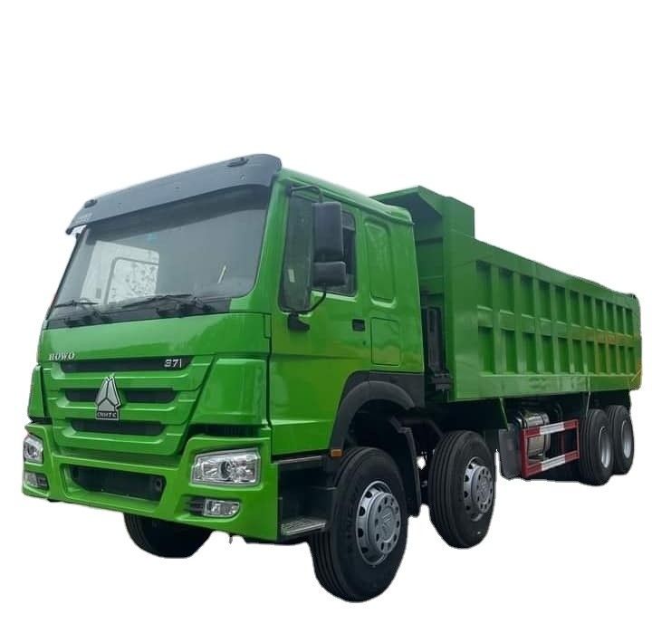 371 HP/336 hp/420 hp Usado Howo Dump Truck 8x4 Tipper Truck com transmissão manual