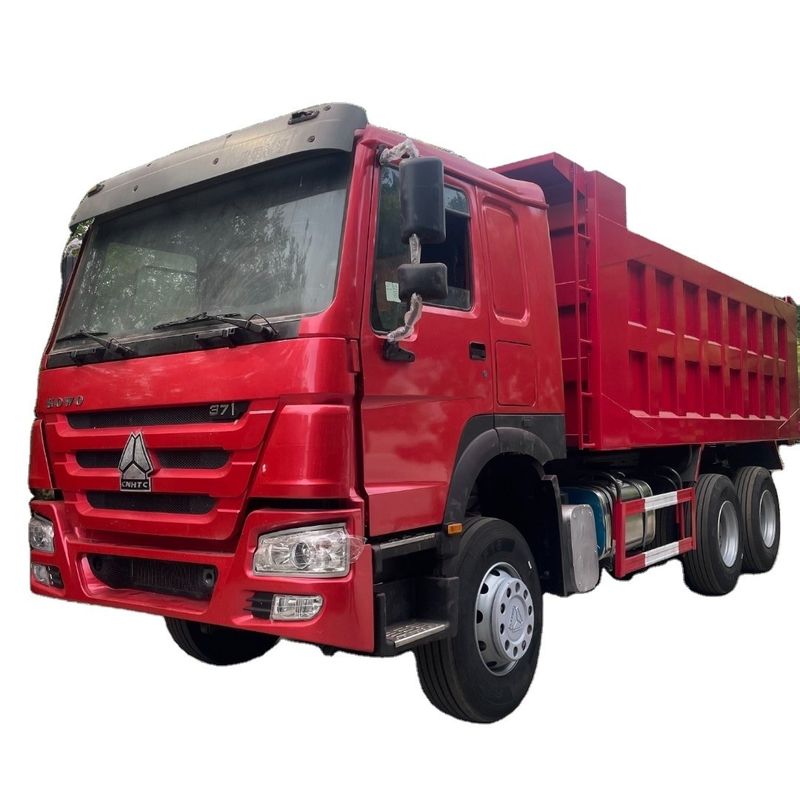 Utilizado HOWO 6*4 camião de descarga 371HP para construção de minas camião pesado 6X4 camião de despejo