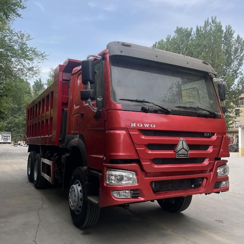 Utilizado HOWO 6*4 camião de descarga 371HP para construção de minas camião pesado 6X4 camião de despejo