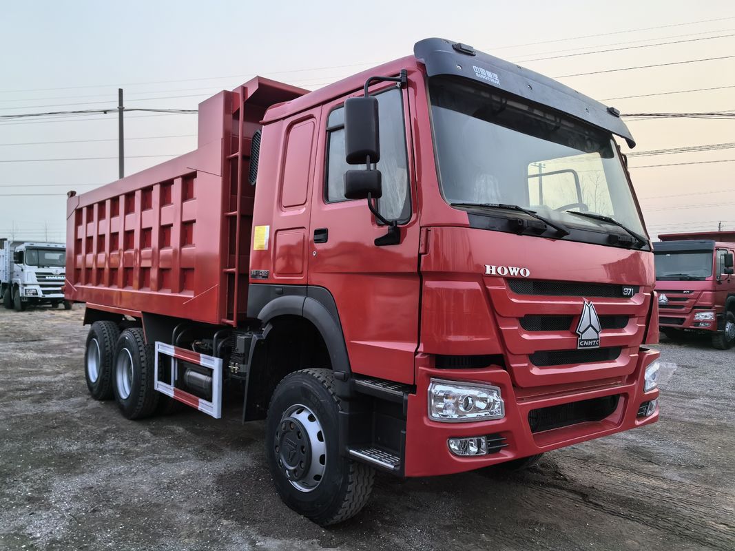 Combustível 371HP camiões de descarga usados 25tons Sinotruk HOWO 6*4 camião de despejo para mina de construção