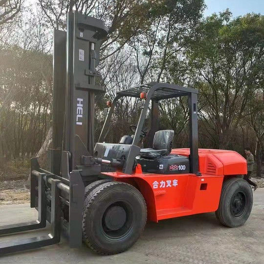 10 toneladas de empilhadeira diesel 4x4 cpcd100 3m 4,5m 6m por Heli para oficinas de reparação de máquinas