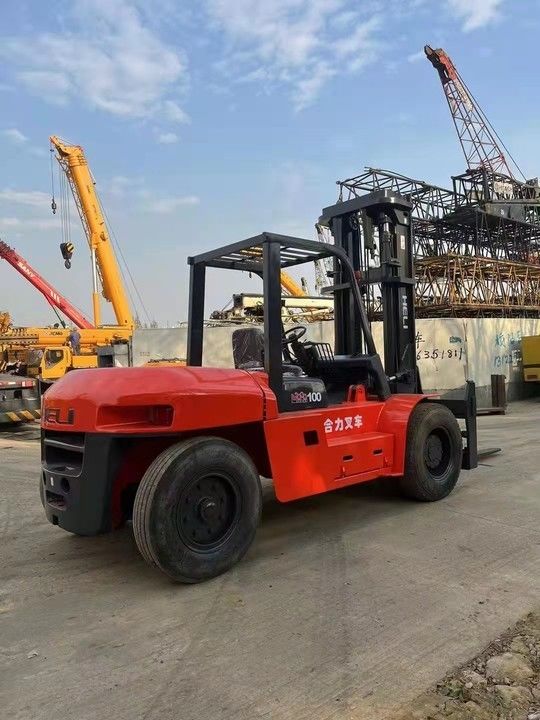10 toneladas de empilhadeira diesel 4x4 cpcd100 3m 4,5m 6m por Heli para oficinas de reparação de máquinas