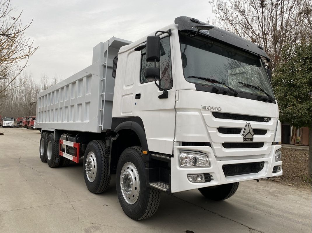 35tons 371HP Sinotruk HOWO camiões de descarga usados 8*4 camião de remoção para mina de construção