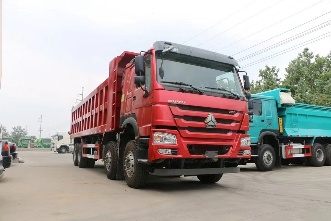 35tons 371HP Sinotruk HOWO camiões de descarga usados 8*4 camião de remoção para mina de construção