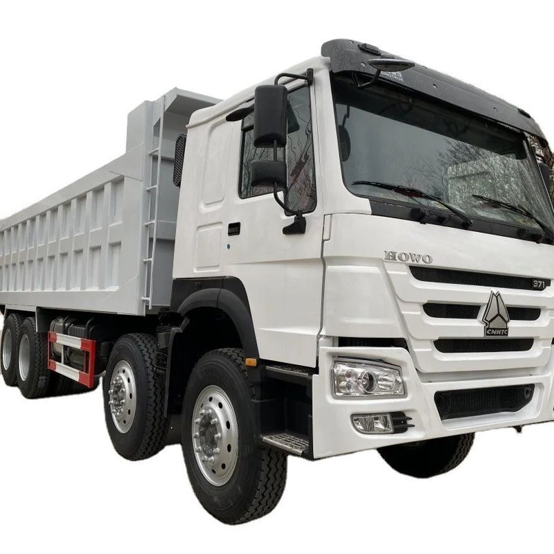 Sistema Multimédia Nenhum Sinotruk HOWO 371HP camiões usados 8*4 para construção de minas