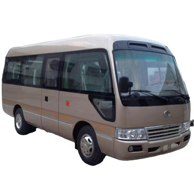 16 lugares Mini veículo ônibus de luxo transporte com 1830/1650 dianteiro / traseiro trilho e características