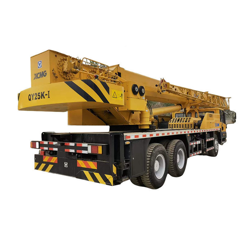 Guindaste de caminhão móvel 10% de desconto em 50 toneladas 25K5 guindastes de caminhão usados com motor WEICHAI