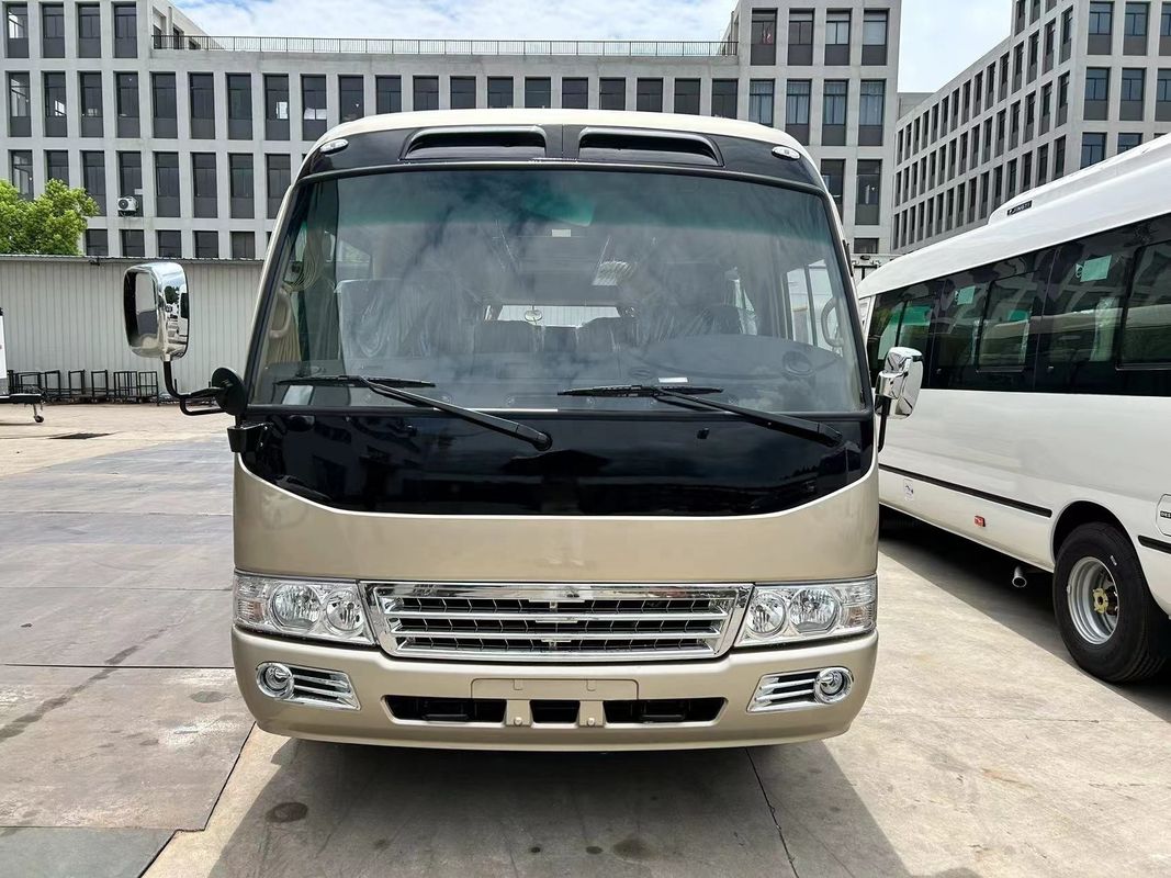 Minibus escolar chinês de 15 lugares, padrão de emissões Euro 2 e embreagem de diafragma