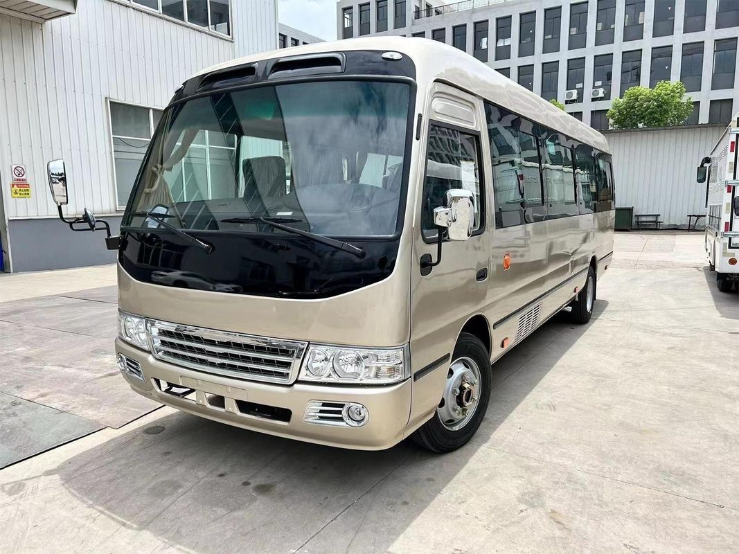 Minibus escolar chinês de 15 lugares, padrão de emissões Euro 2 e embreagem de diafragma