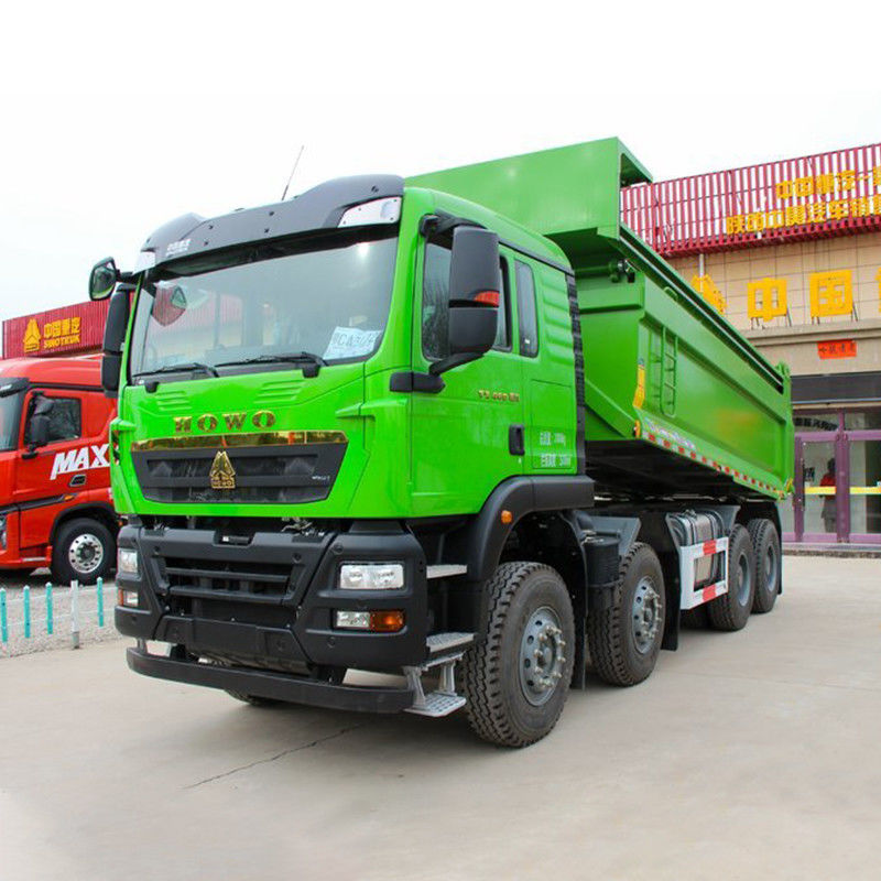 2 Número de turno para trás HOWO Caminhão de descarga pesado usado com tipo de combustível diesel