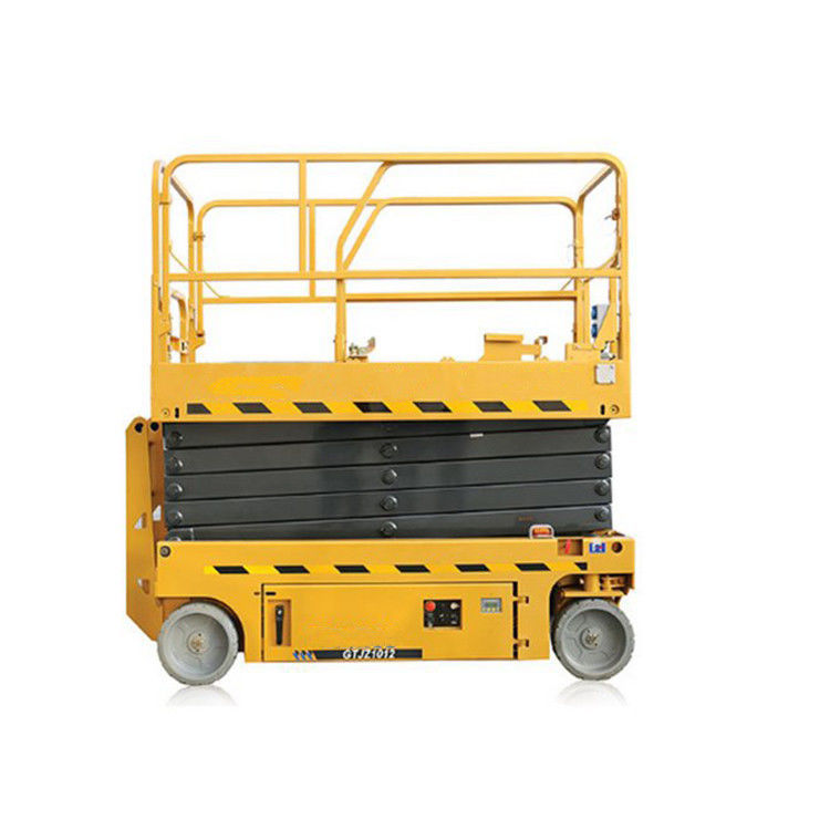 Elevador de tesoura diesel de primeira linha com distância entre eixos de 1877 mm e altura de elevação de 2,5 m min.