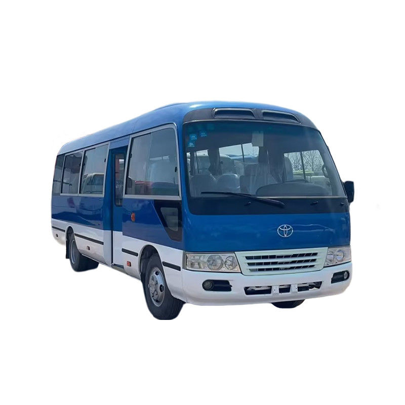 7005*2040*2785mm Estilo confortável Usado Toyota Coaster Ônibus de 30 lugares com motor diesel