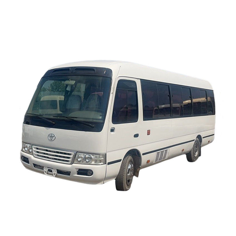 Autocarro Toyota Coaster de direção esquerda 26 lugares e 30 lugares Minibus com capacidade de motor 4L