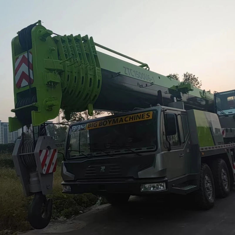 150T elevador de guindaste telescópico Zoomlion caminhão de guindaste com Max. Capacidade de elevação de 39,5 M