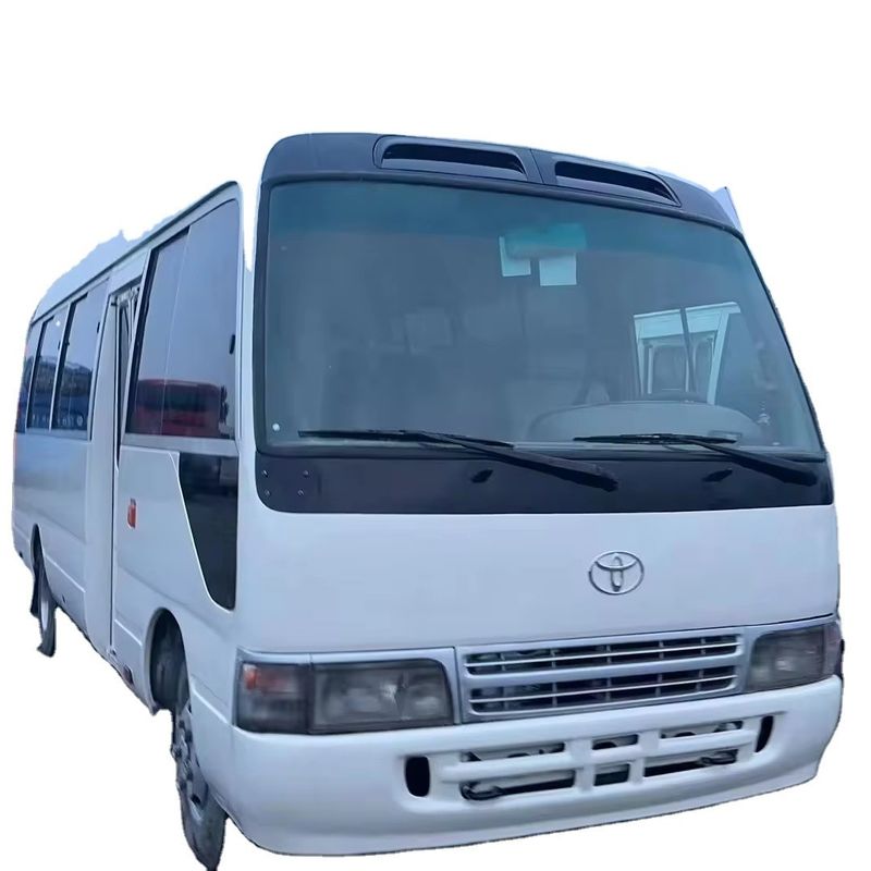 Automóvel Toyota Coaster com direção esquerda e medidas 7005*2040*2785mm