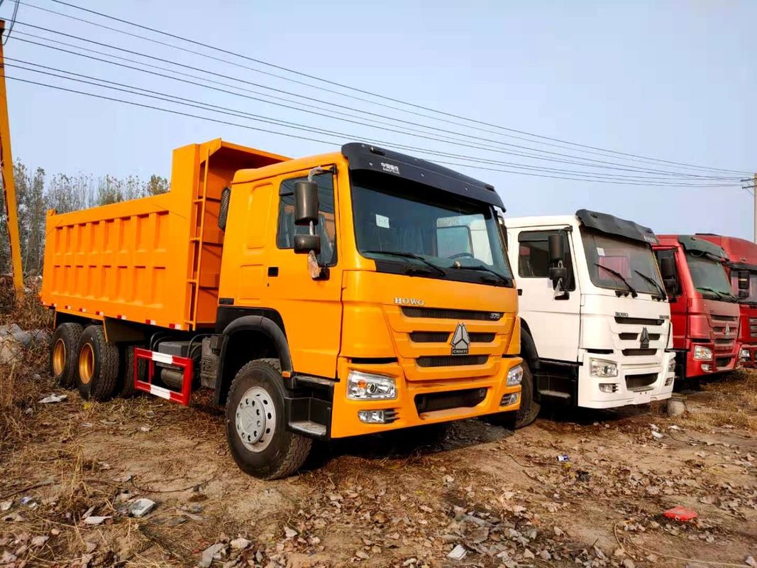 160hp 6x4 Howo Camião usado Tipper HOWo Tipping Dumper Camião de segunda mão Dump Trucks