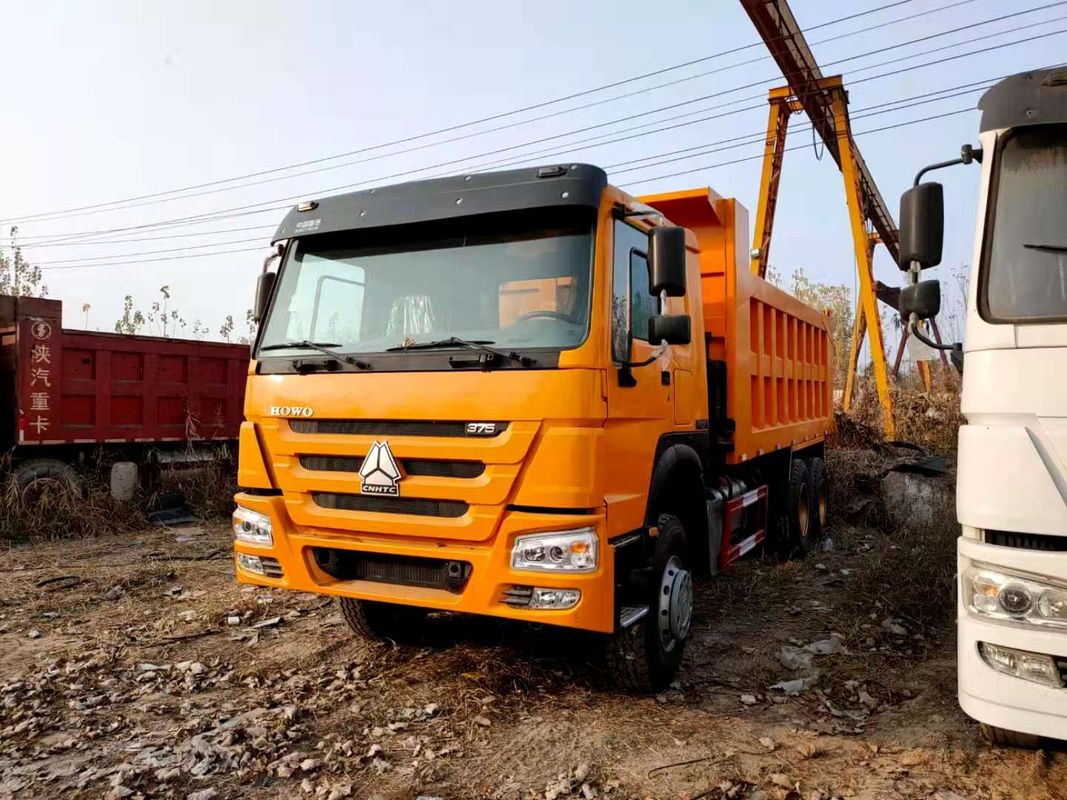 160hp 6x4 Howo Camião usado Tipper HOWo Tipping Dumper Camião de segunda mão Dump Trucks
