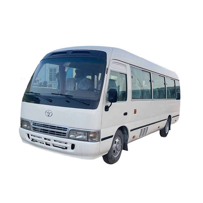 30 lugares Coaster Bus RHD Toyota Bus com 3.9ml de cilindrada e Euro 3 emissões padrão
