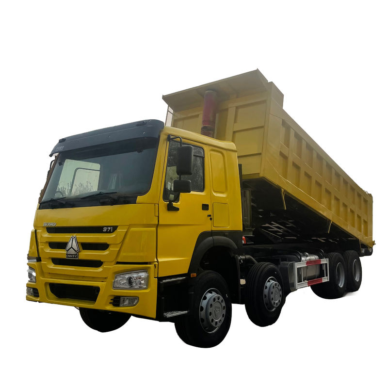 Utilizado HOWO 8*4 camião de descarga pesado de descarga de descarga de descarga de descarga de descarga de descarga de descarga de descarga de descarga 12.00R20 18PR em LHD SINO