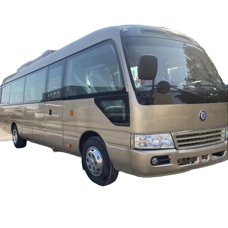 30 lugares 4 * 2 Toyota Coaster Bus G.V.W 7400kg Usado para o seu transporte de passageiros